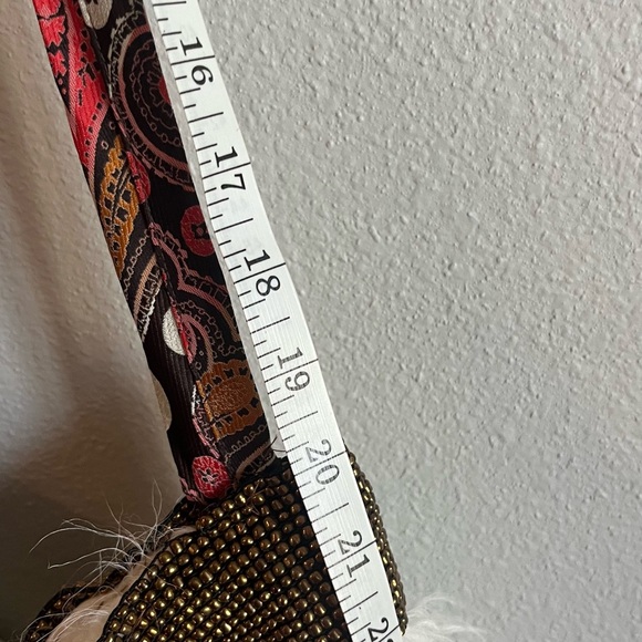 🆕 Cloud 9 2-tone fur PURSE with real neck tie strap - Picture 6 of 10